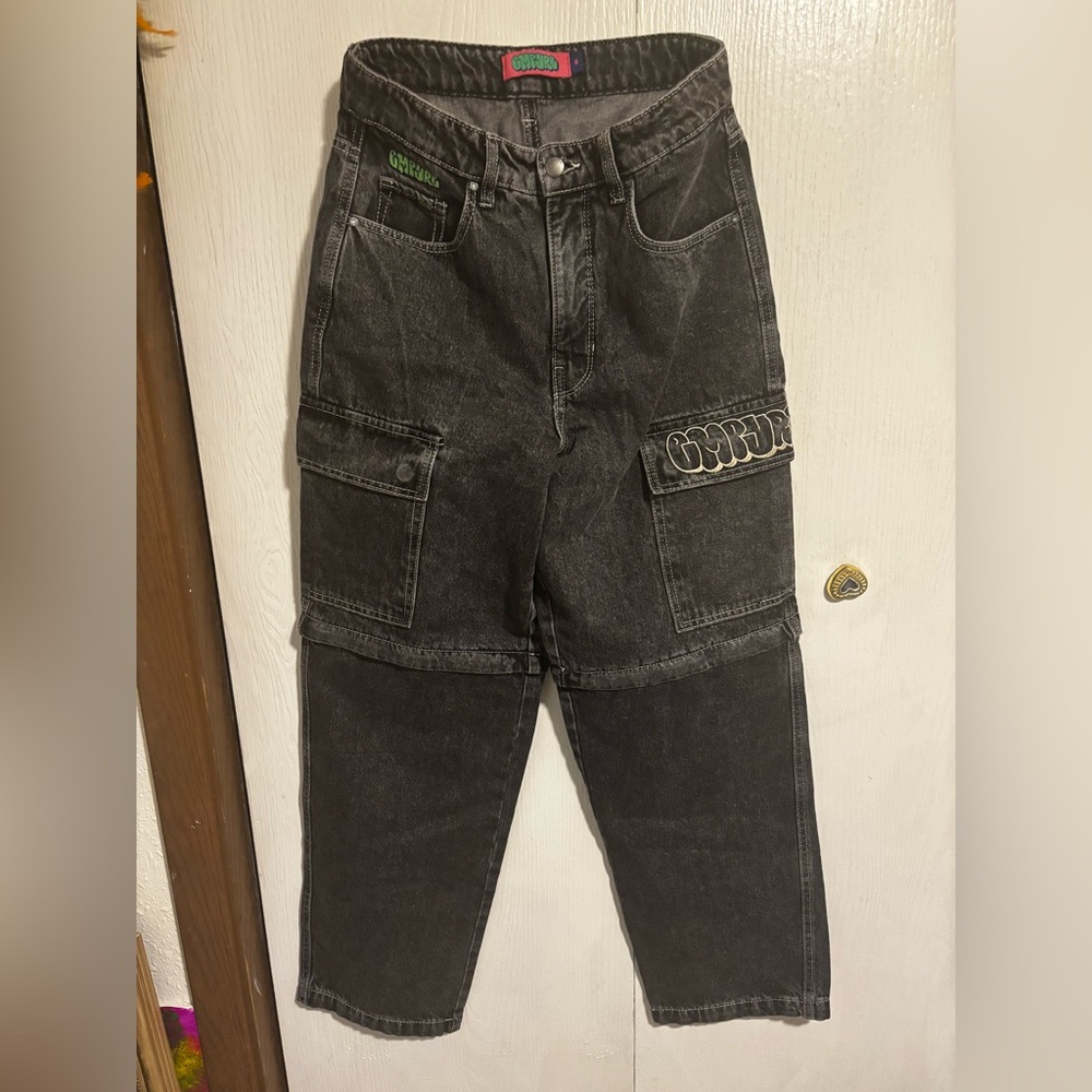 Women’s Black Cargo Jeans